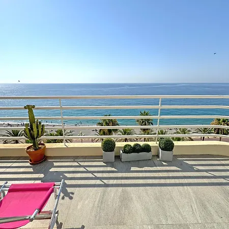 Lägenhet Sea Front Penthouse Cote D Azur Nice
